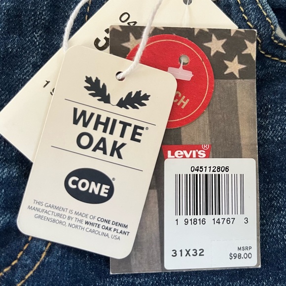 NWT Levi’s 511 Slim Fit Mens Jeans - Picture 3 of 5